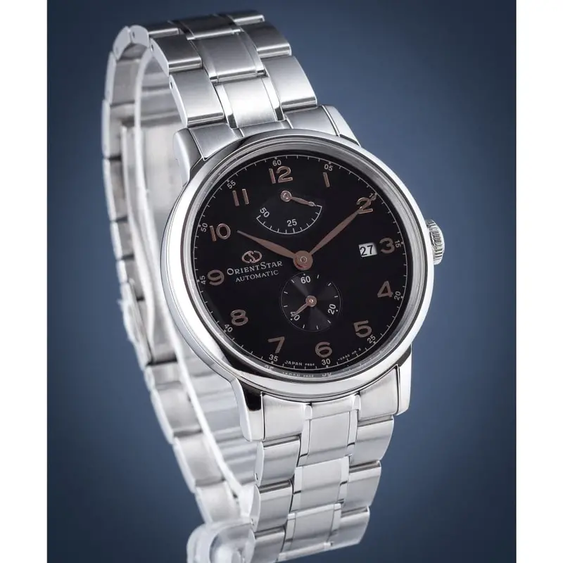 Orient Star Re-Aw0001b00b Black Dial Stainless Steel Men's Watch 2