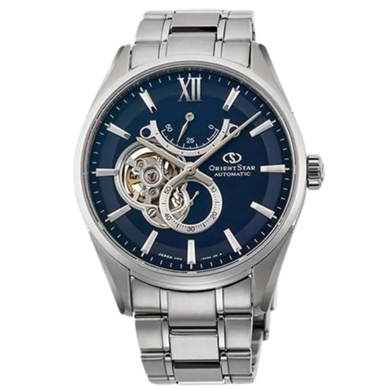 Orient Star Re-Hj0002l00b Blue Dial Stainless Steel Men's Watch 1