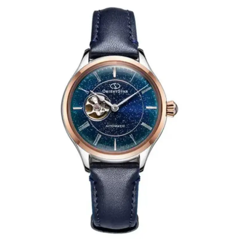 Orient Star Re-Nd0014l00b Blue Leather Women Watch 1
