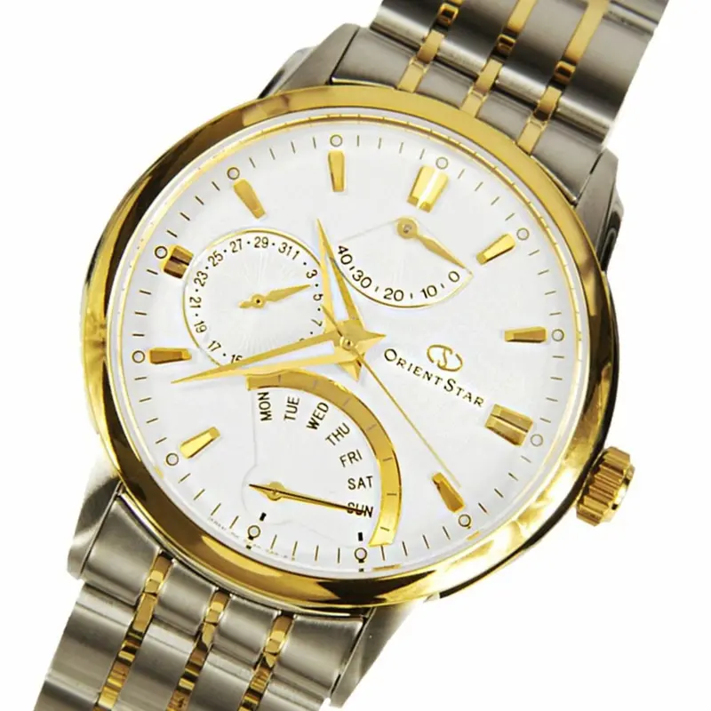 Orient Star Retrograde Automatic White Dial Men’S Watch Sde00001w0 2