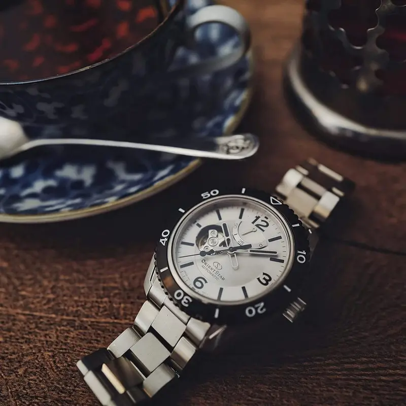 Orient Star Silver Stainless Steel Strap Men Watch Re-At0107s00b 2