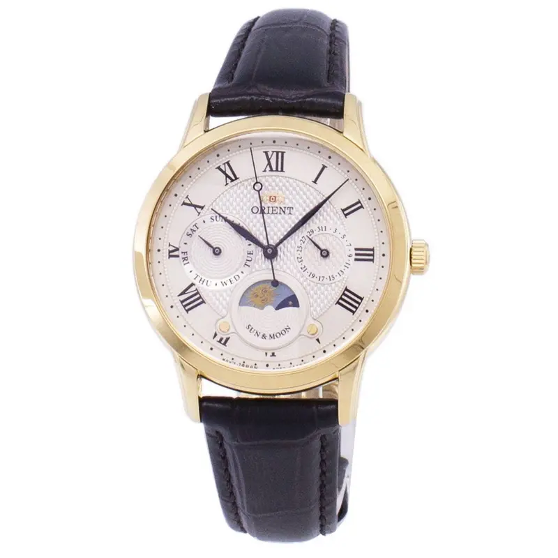 Orient Sun & Moon Quartz Leather Women's Watch Ra-Ka0003s00b 1