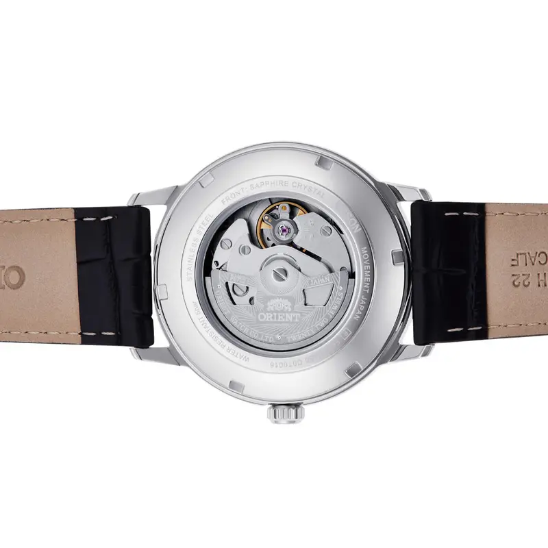 Orient Symphony Iv Black Leather Strap Men Watch Ra-Ac0f11l30b 2