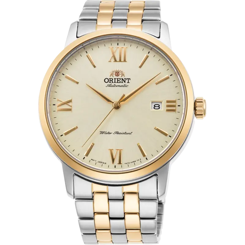Orient Symphony Iv Two-Tone Stainless Steel Strap Men Watch Ra-Ac0f08g30b 1
