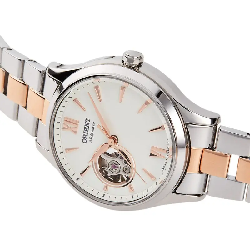 Orient Two-Tone Silver Stainless Steel Strap Men Watch Ra-Ag0020s00c 2
