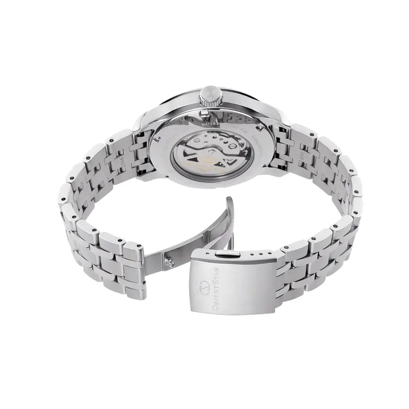 Orientstar Layered Skeleton Automatic Blue Dial Men's Watch Re-Av0b03b00b 2