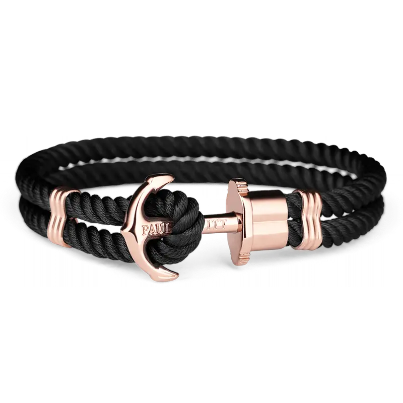 Paul Hewitt Accessory Phrep Ip Rose Gold Nylon Black 1