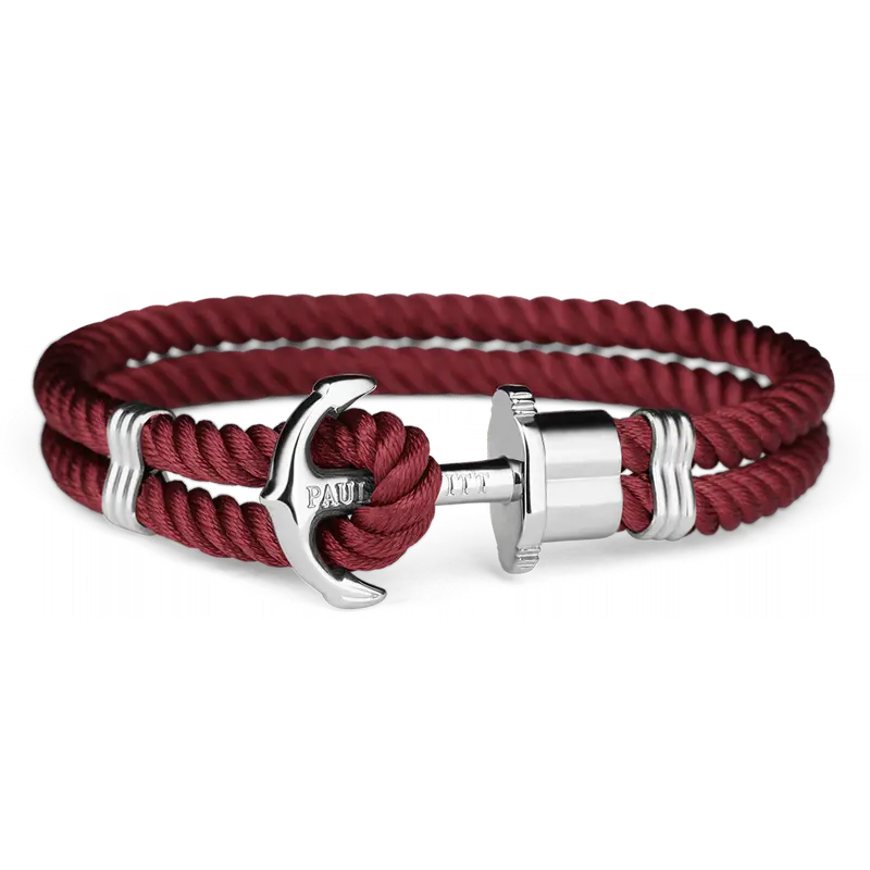 Paul Hewitt Accessory Phrep Ip Silver Nylon Dark Berry 1