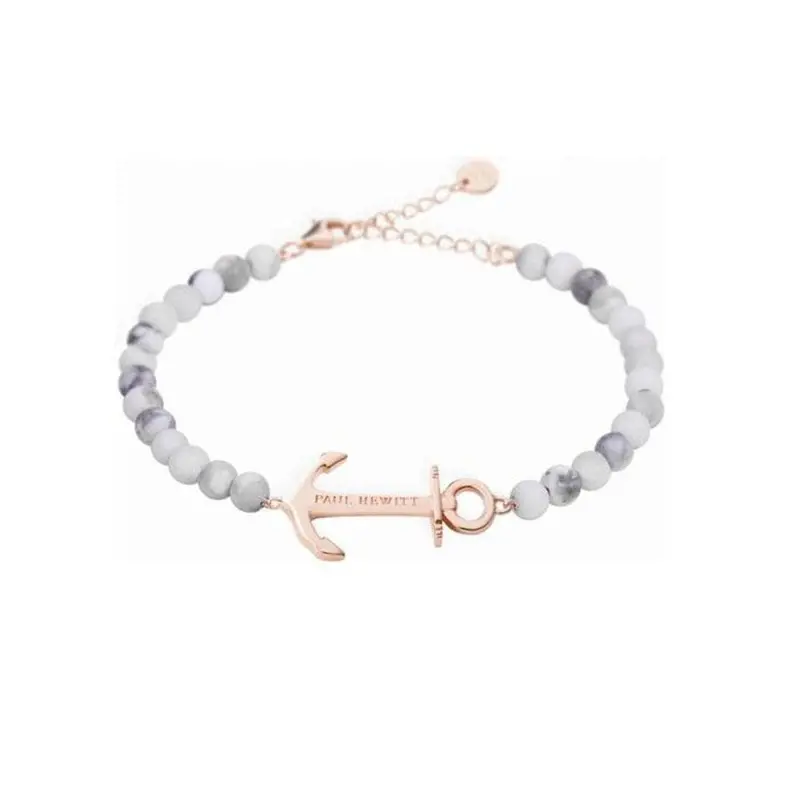 Paul Hewitt Bracelet Ph-Abb-R-M Anchor Spirit Marble Ip Rose Gold 1