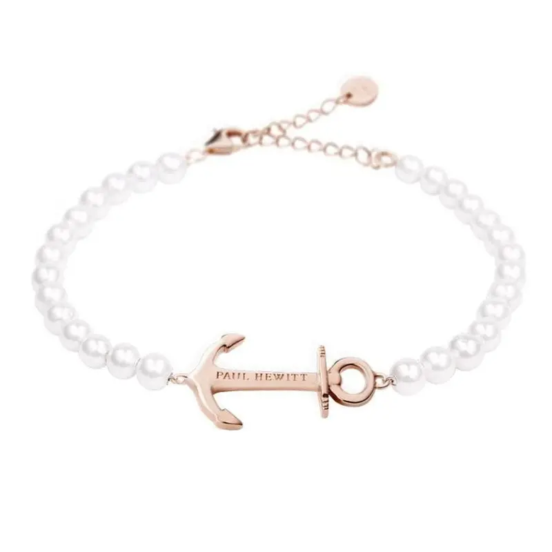 Paul Hewitt Ph-Abb-R-P Armband Anchor Spirit Pearl Rose Gold 1