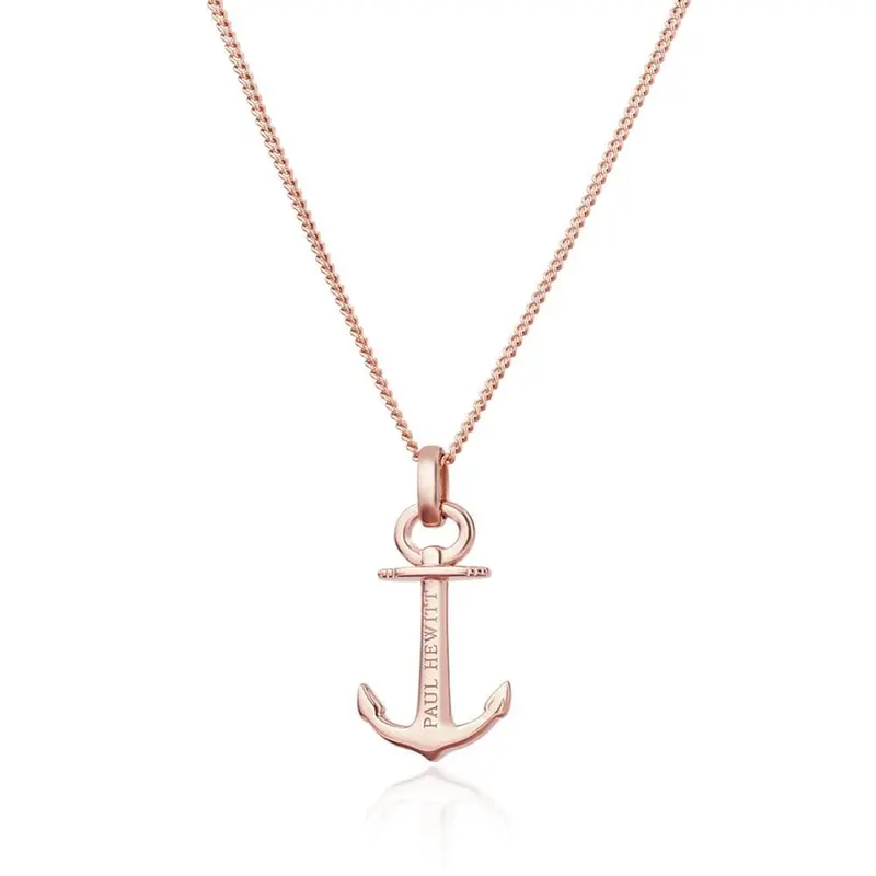 Paul Hewitt Ph-An-R Accessory Necklace Anchor Spirit Plated Rose Gold 1