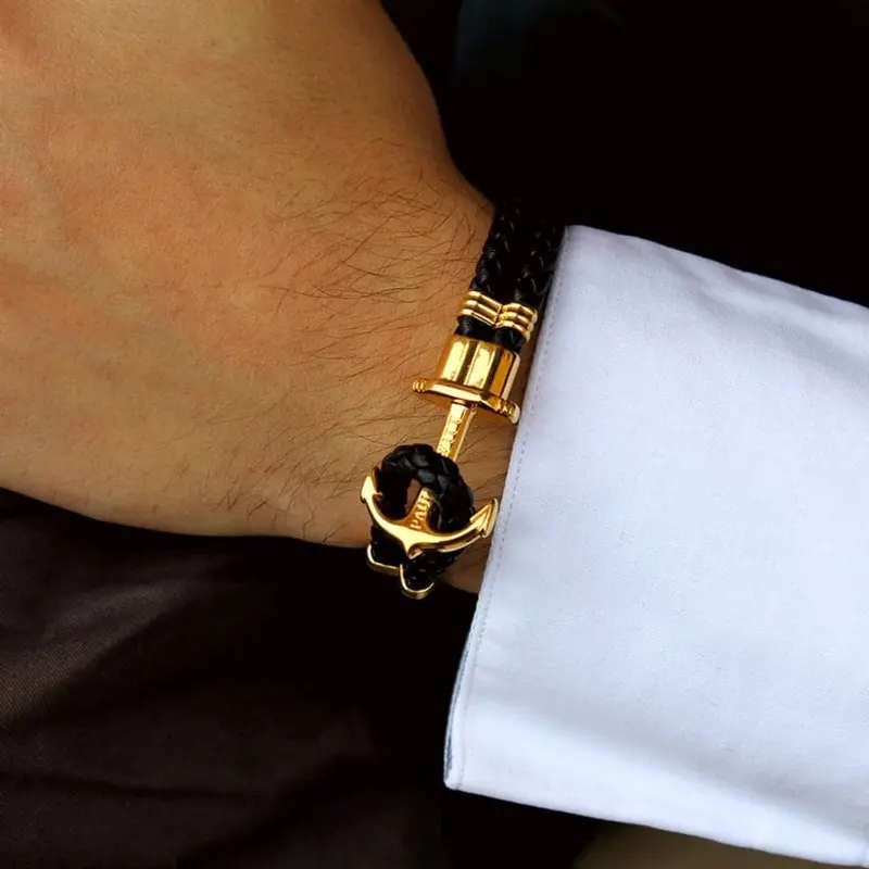 Paul Hewitt Phrep Anchor Ph-Ph-L-G-B Unisex Bracelet 2