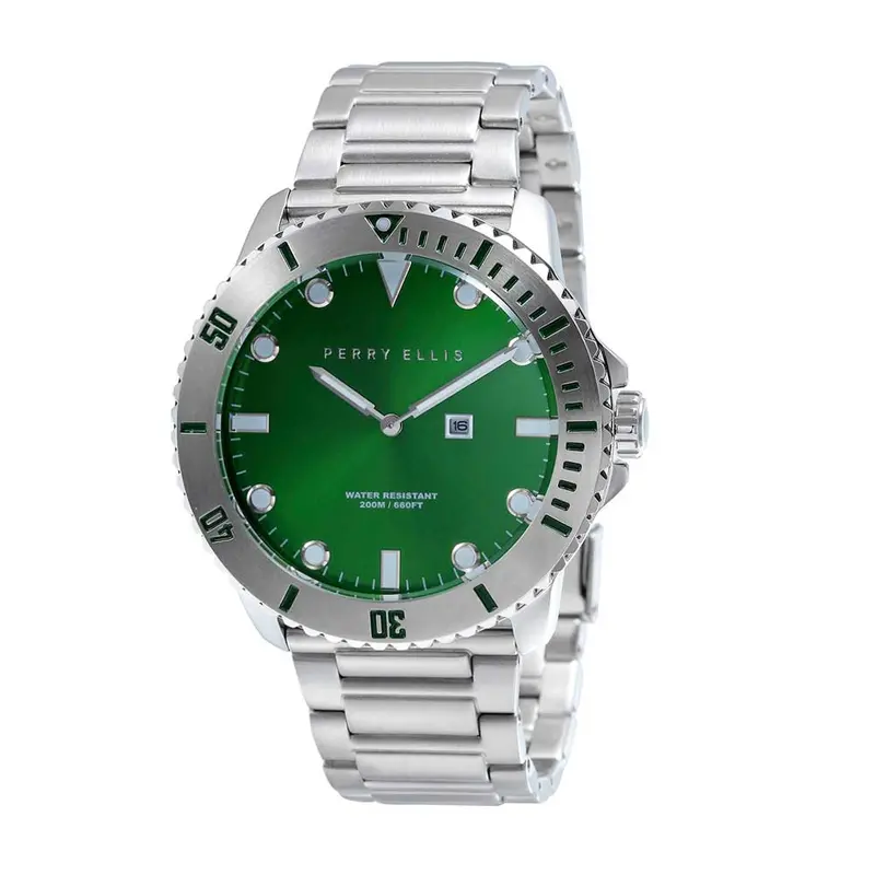 Perry Ellis Deep Diver Steel 02003-02 Men's Watch 1