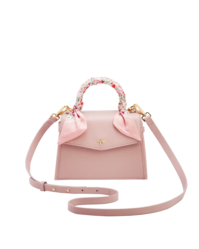 Pink Structured Tote Bag Small 1