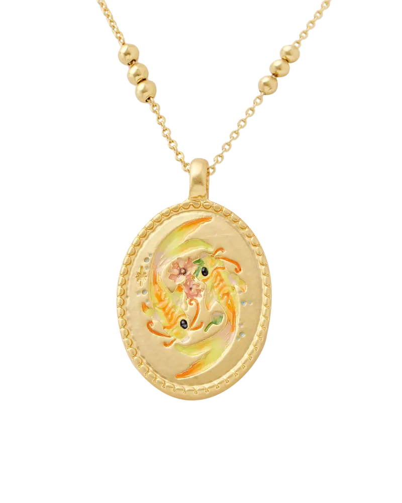 Pisces Zodiac Necklace 1