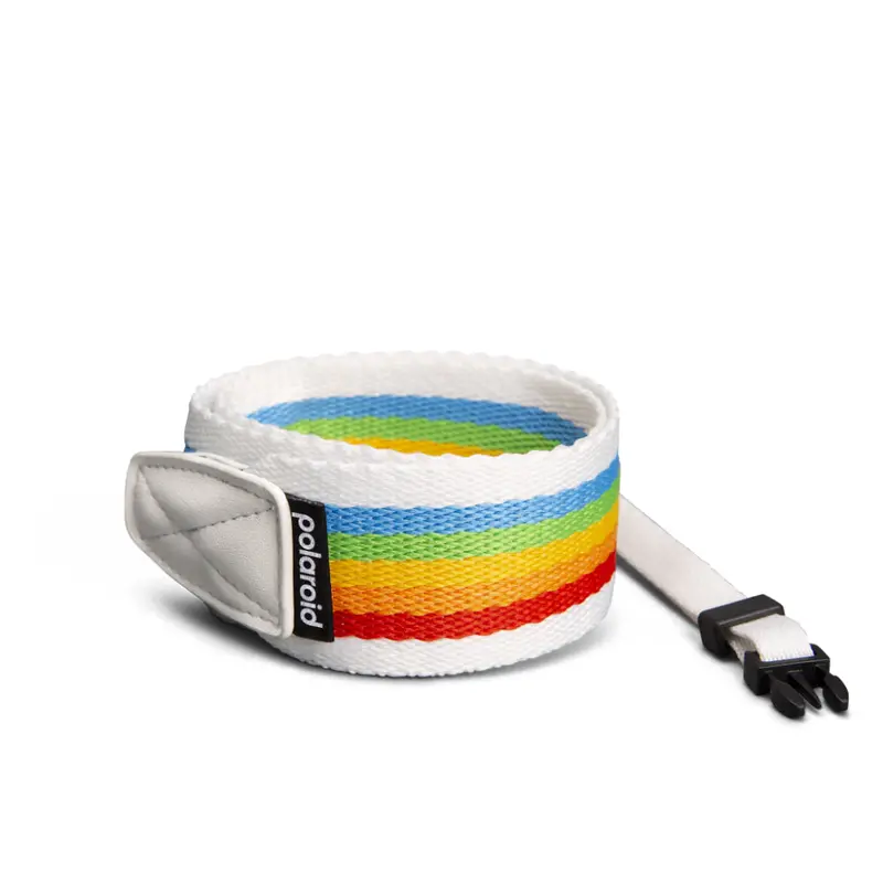 Polaroid Camera Strap Flat – Rainbow Grey 6054 1