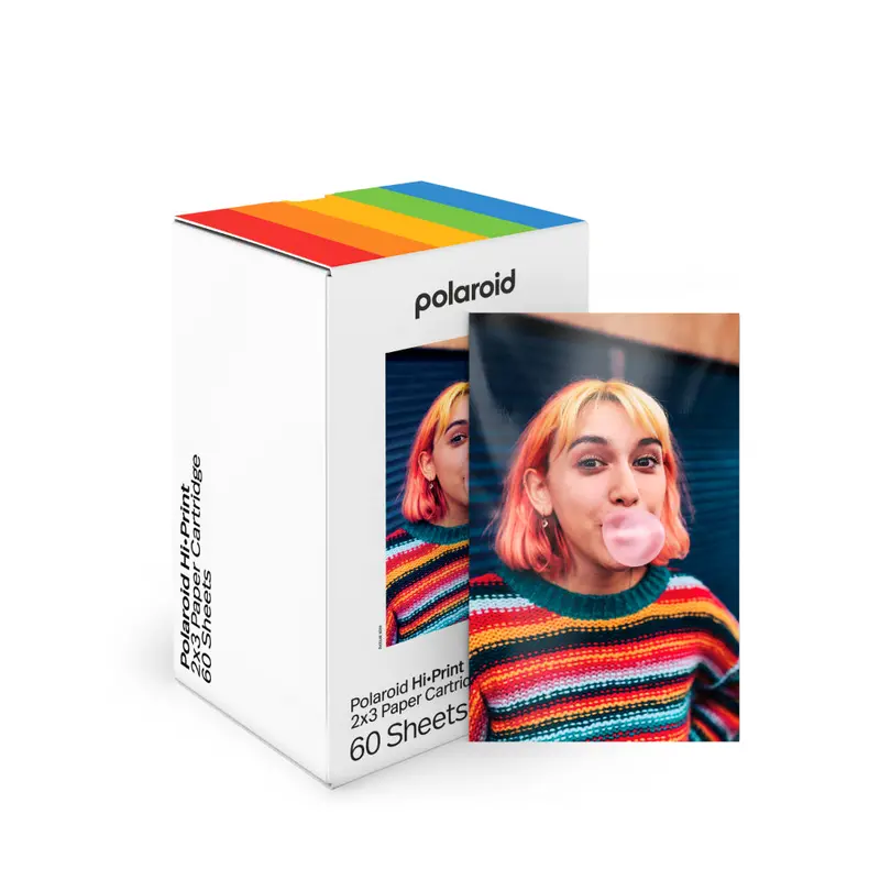 Polaroid Hi·Print 2X3 Paper Cartridge – 60 Sheets (Triple Pack) 6356 1