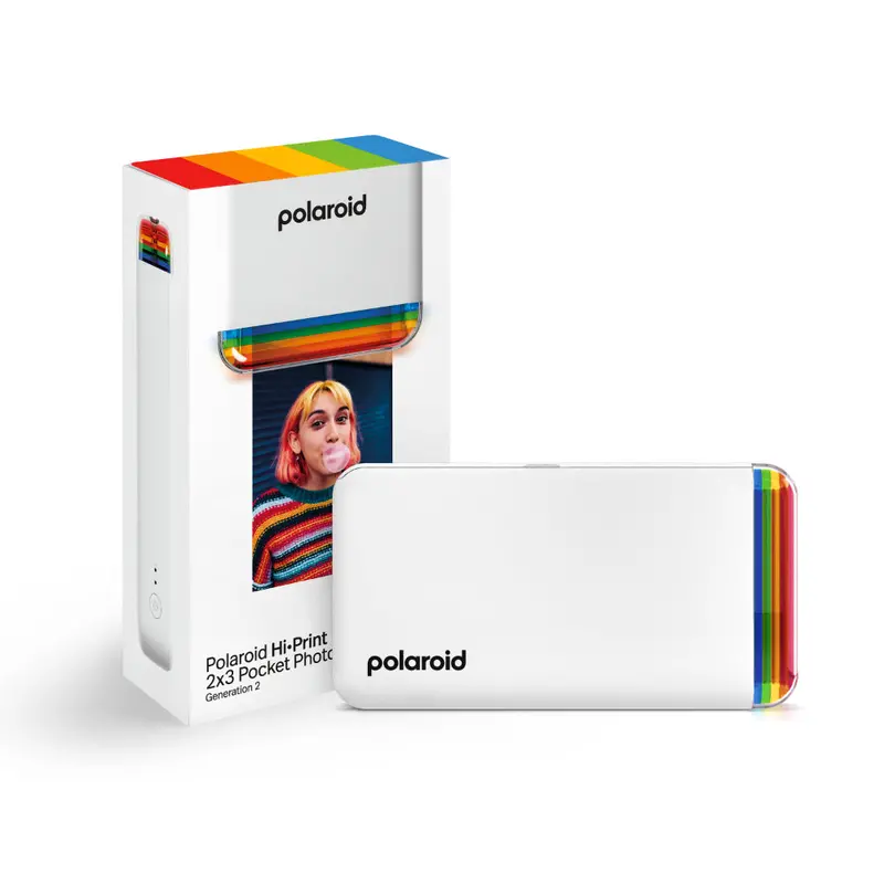 Polaroid Hi·Print 2X3 Pocket Photo Printer Gen 2 - White 9128 1