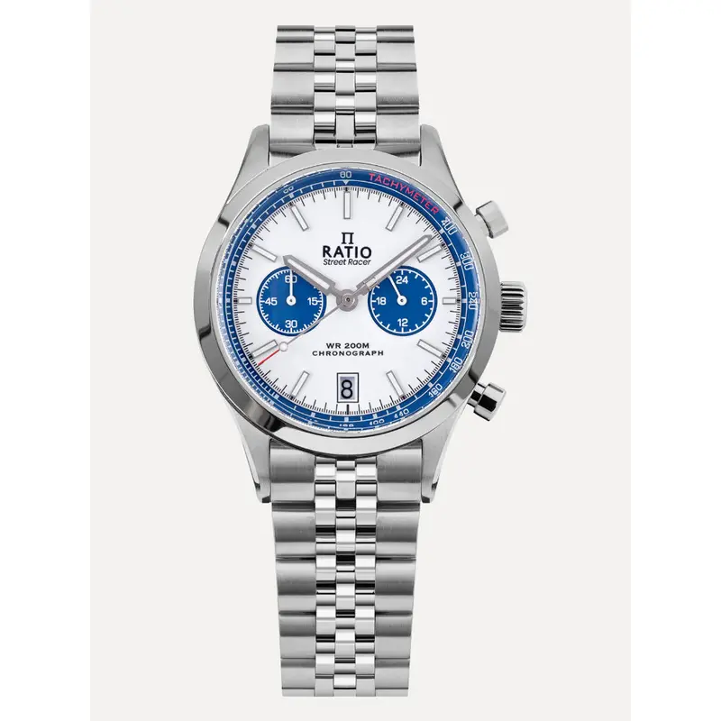 Ratio Street Racer Blue Panda Dial Limited Edition Men's Watch Rtc024 1