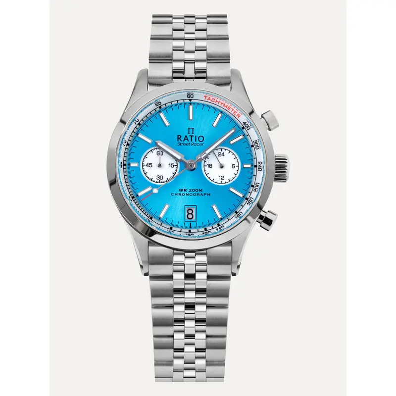 Ratio Street Racer Blue Reverse Panda Dial Limited Edition Men's Watch Rtc018 1