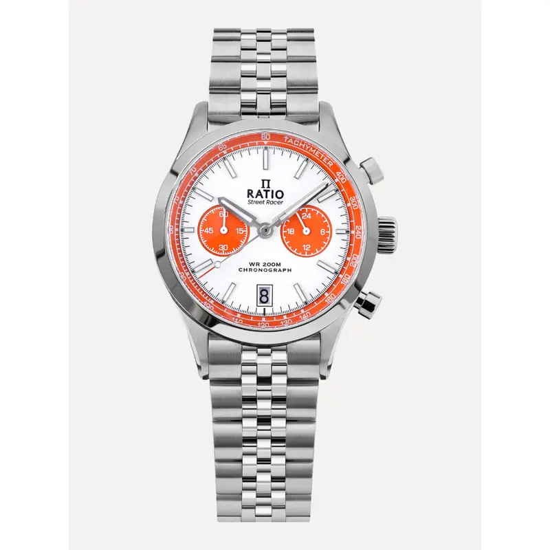 Ratio Street Racer Orange Panda Dial Limited Edition Men's Watch Rtc026 1