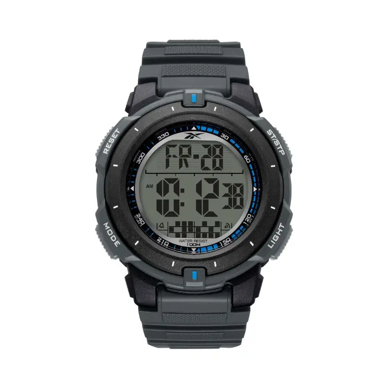 Reebok Digital Black Silicone Strap Men Watch Rv-Whe-G9-Pbpa-Wk 1