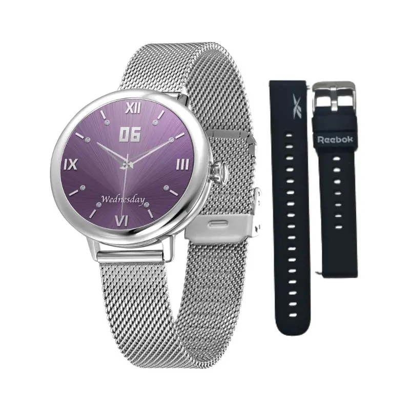 Reebok Digital Silver Milanese Strap Women Watch Rv-Glo-L0-A1s1-Bb 1