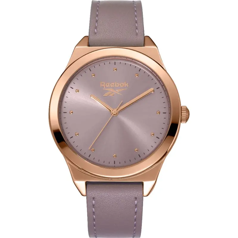 Reebok Havana Rv-Hav-L2-A3la-A3 Gray Leather Strap Ladies Watch 1