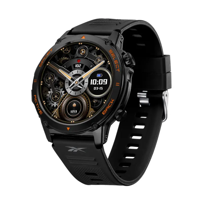 Reebok Motive Smartwatch Black Silicone Strap Men Watch Rv-Mti-G0-Pbib-Bb 1