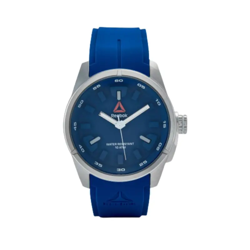 Reebok Rd-Dea-G2-S11n-Nl Blue Dial Silicon Strap Men's Watch 1