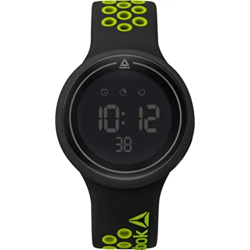 Reebok Rd-Dur-G9-Pbib-By Digital Black Dial Silicon Unisex Watch 1