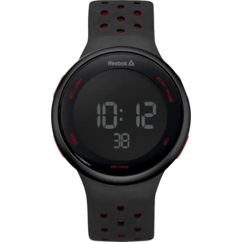 Reebok Rd-Ele-G9-Pbib-Br Black Silicone Men's Watch 1