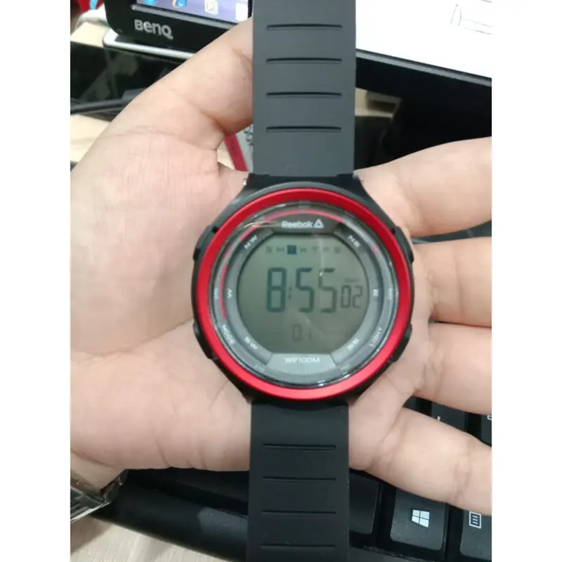 Reebok Rd-Kls-G9-Pbpb-Wr Grey Dial Black Polyurethane Strap Men's Watch 2