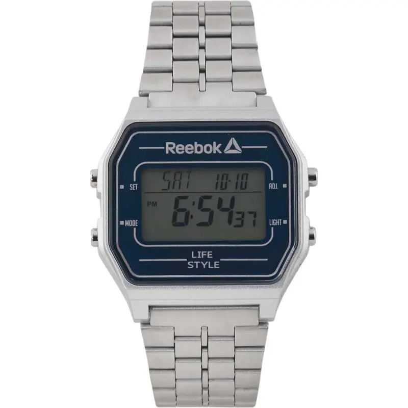 Reebok Rd-Vne-G9-P1s1-Wn Nerd Digital Stainless Steel Bracelet Unisex Watch 1