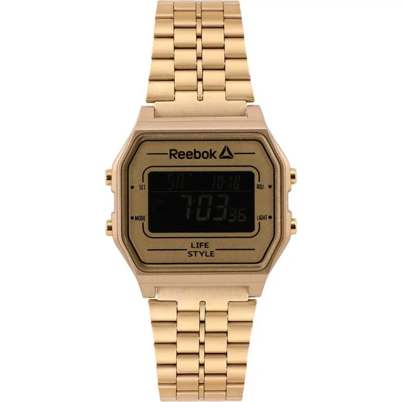 Reebok Rd-Vne-G9-P2s2-B2 Digital Rose Gold Stainless Steel Bracelet Unisex Watch 1