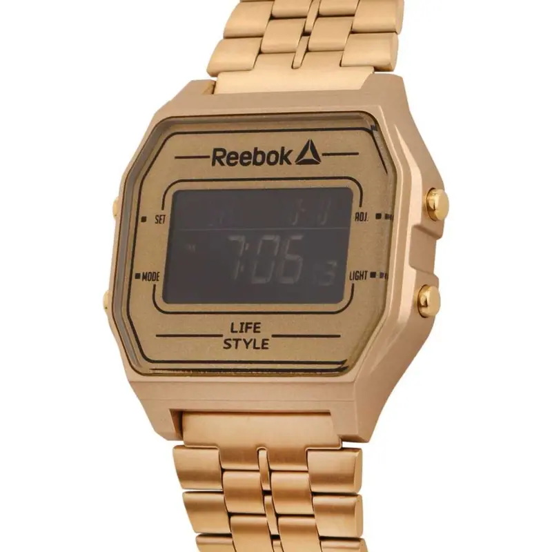 Reebok Rd-Vne-G9-P2s2-B2 Digital Rose Gold Stainless Steel Bracelet Unisex Watch 2