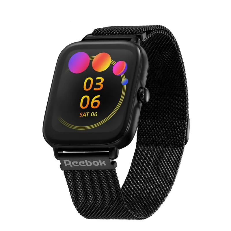 Reebok Relay 2.0 Black Call Function And Fitness Trackers Multiple Sports Modes Unisex Smart Watch Rv-Rl2-U0-Absb-Bb 1
