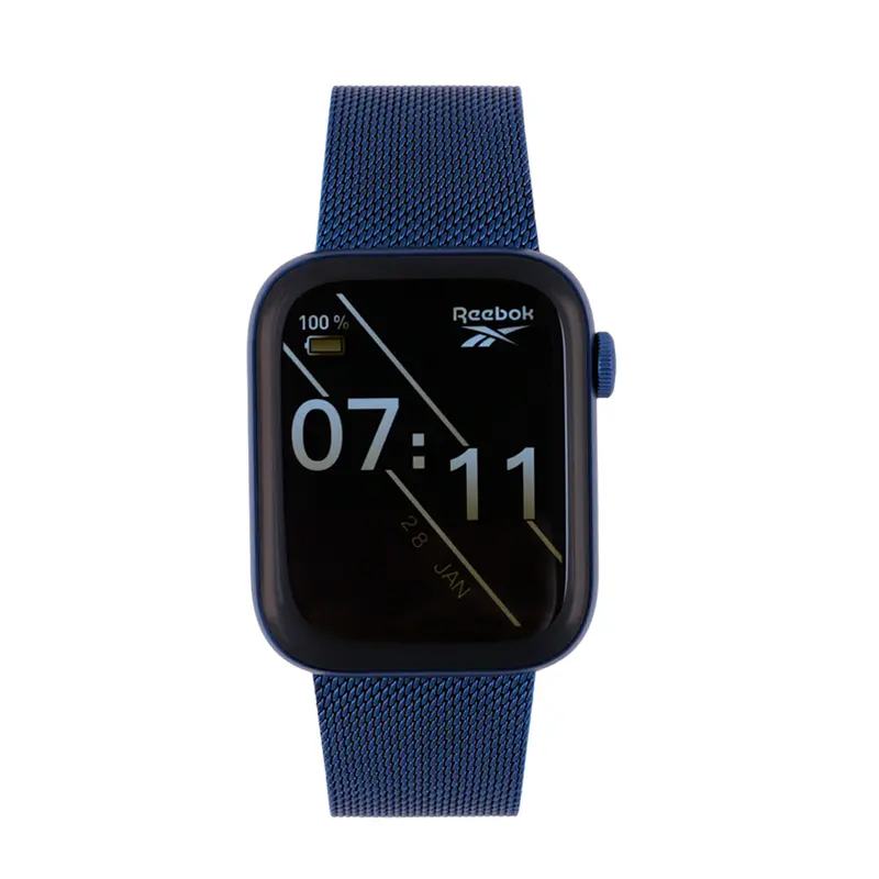 Reebok Relay 3.0 Digital Blue Stainless Steel Strap Men Watch Rv-Rl3-U0-Ansn-Bb 1