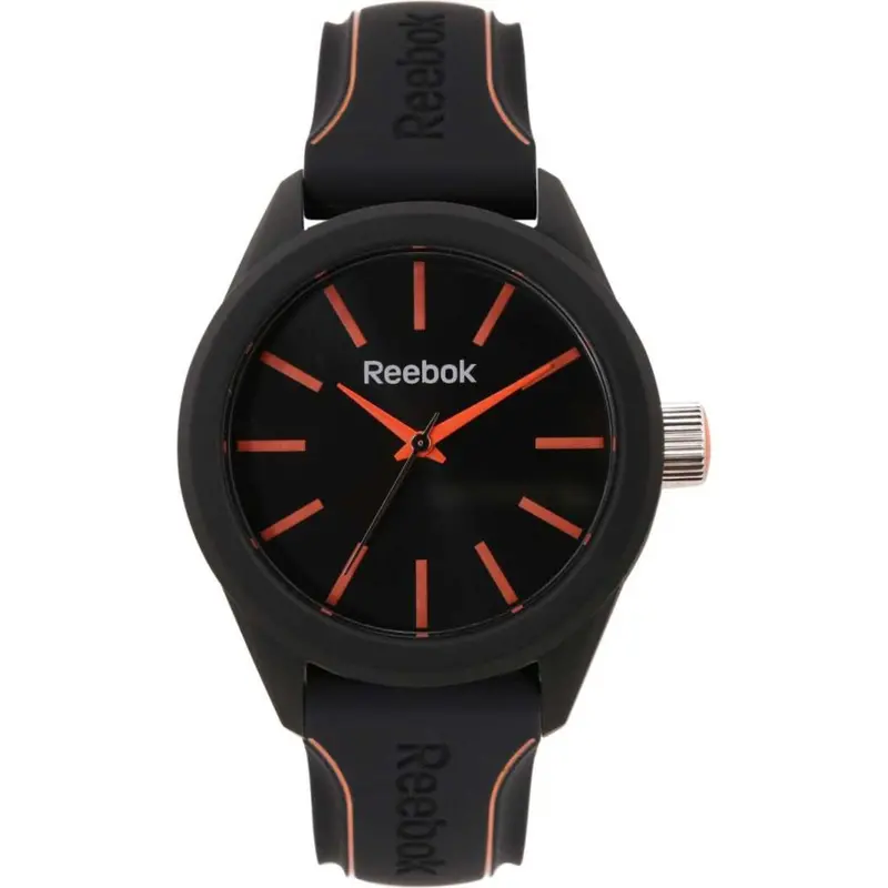 Reebok  Rf-Spd-G2-Pbib-Bo Black Silicon Strap Men's Watch 1