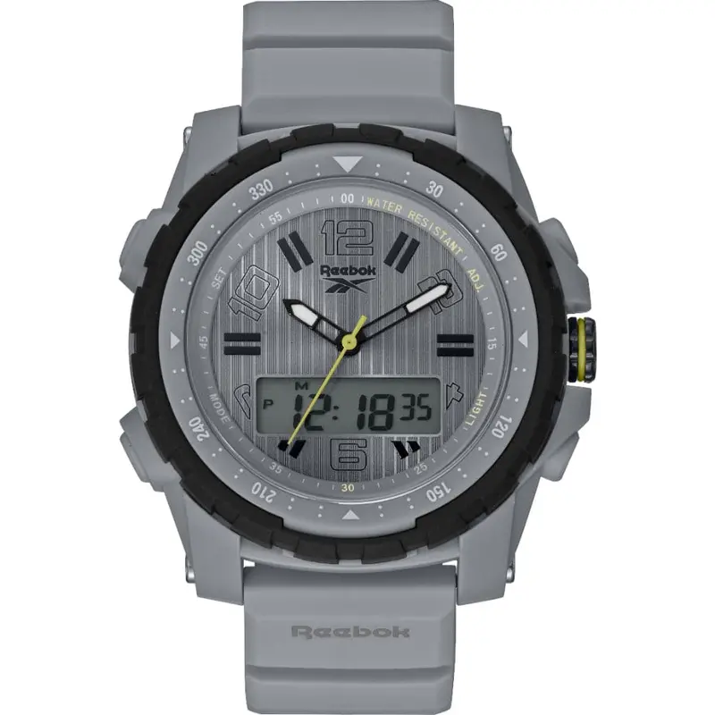 Reebok Rogue Rv-Rog-G4-Psps-Sb Gray Silicone Men Watch 1
