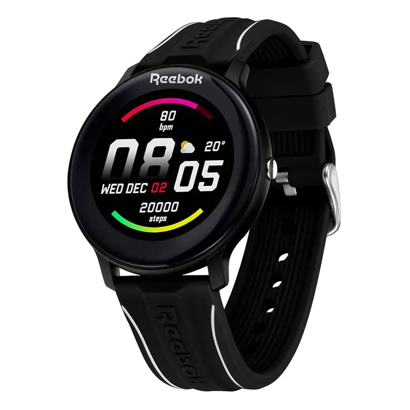 Reebok Rv-Atf-U0-Pbib-Bb Black Rubber Strap Unisex Watch 1