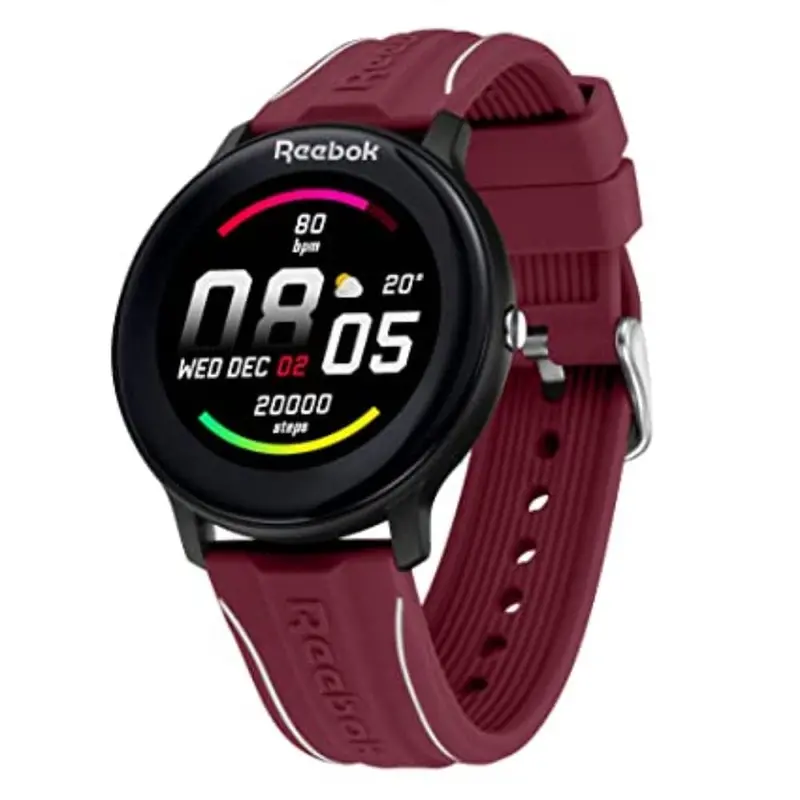 Reebok Rv-Atf-U0-Pbir-Bb Red Silicon Unisex Smartwatch 1