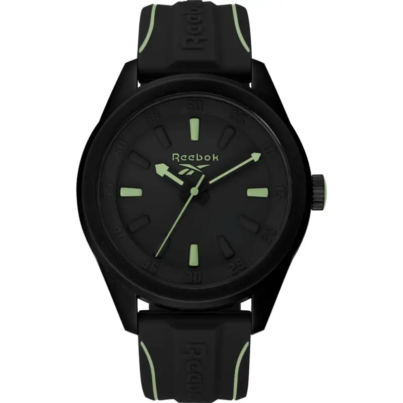 Reebok Spindrop Evolution Rv-Spe-G2-Pbib-Bz Black Silicone Unisex Watch 1