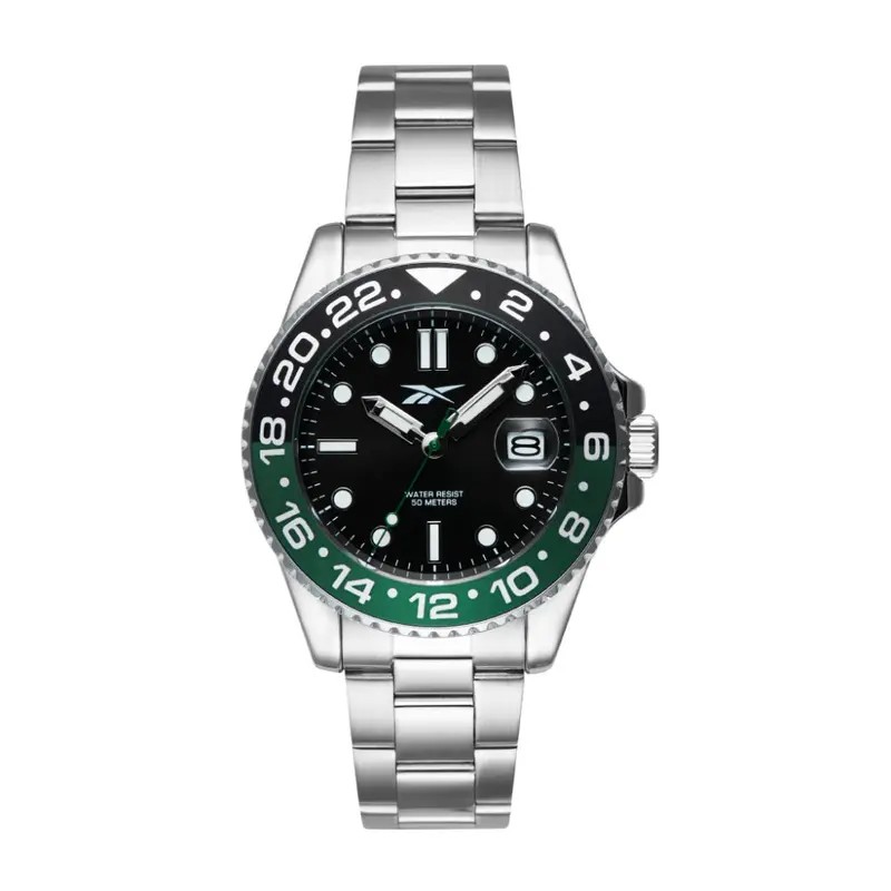 Rreebok Hommag Green/Black/Stainless Steel Rv-Hom-G3-Ags1-Bw 1
