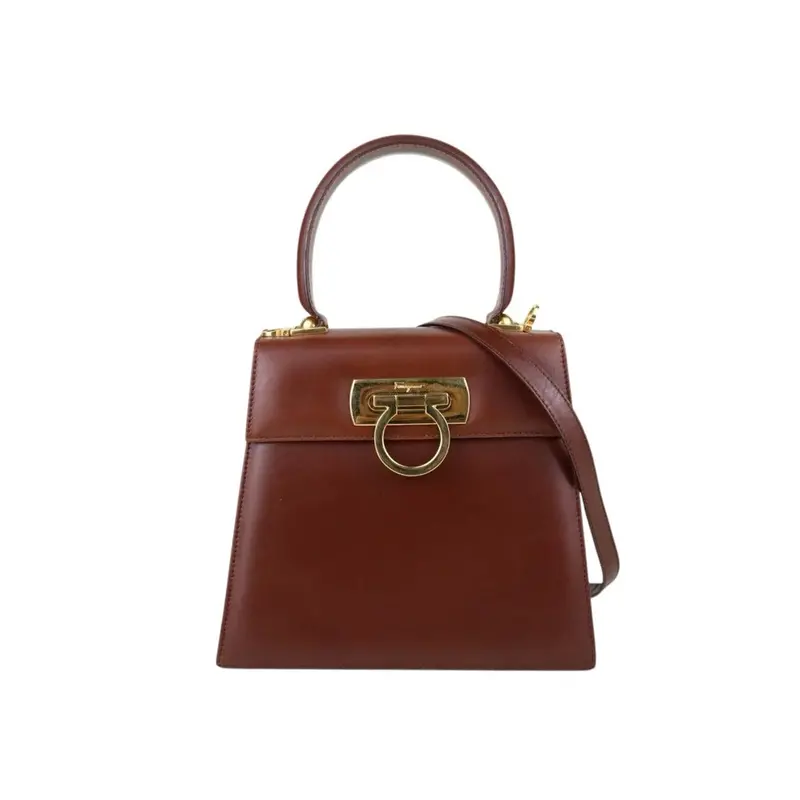 Salvatore Ferragamo H25090812 Gancini Two-Way (Good Condition) 1