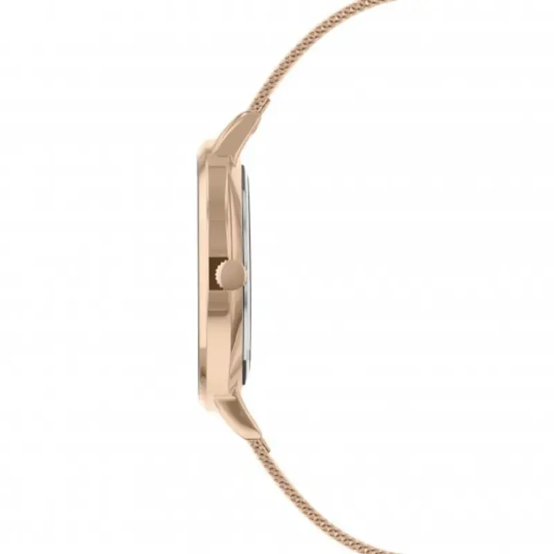 Sara Miller Bamboo - Mother Of Pearl Dial Rose Gold Mesh Strap Women's Watch Sa4070 2