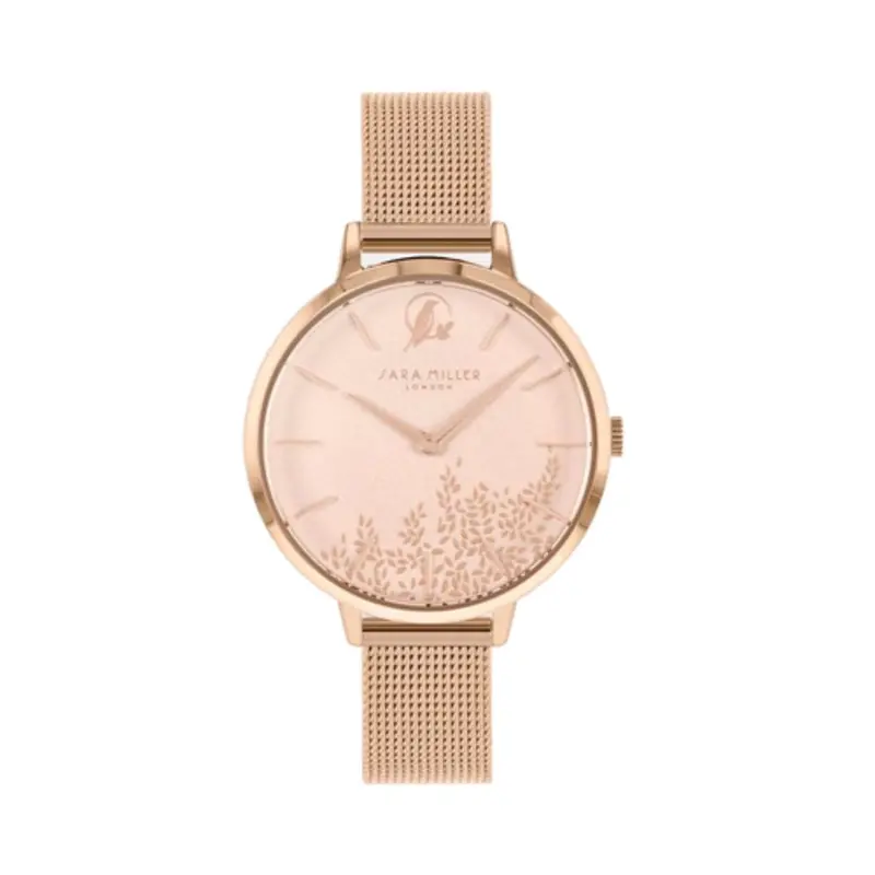 Sara Miller London Leaf Rose Gold Women's Watch Sa4022 1