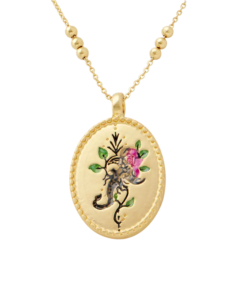 Scorpio Zodiac Necklace 1