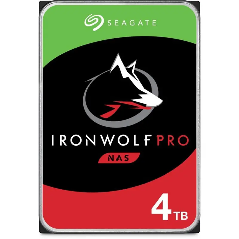 Seagate Ironwolf Pro St4000ne001 4 Tb Hard Drive - 3.5" Internal - Sata (Sata/600) 1