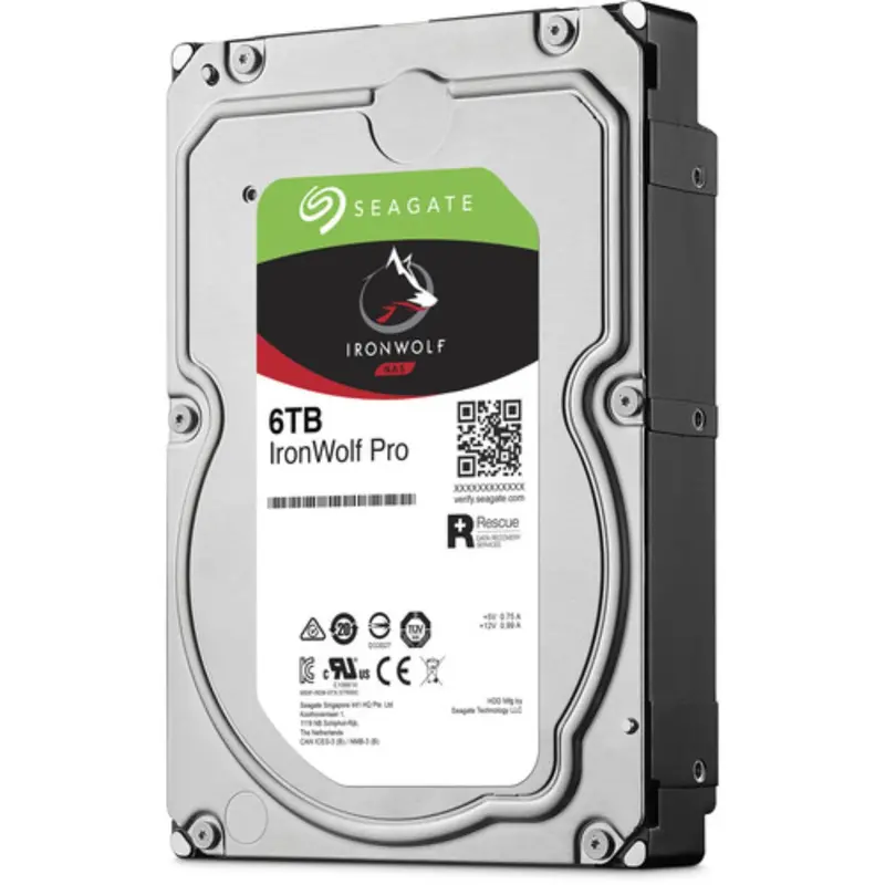 Seagate Ironwolf Pro St6000ne000 6 Tb Hard Drive - 3.5" Internal - Sata (Sata/600) 1